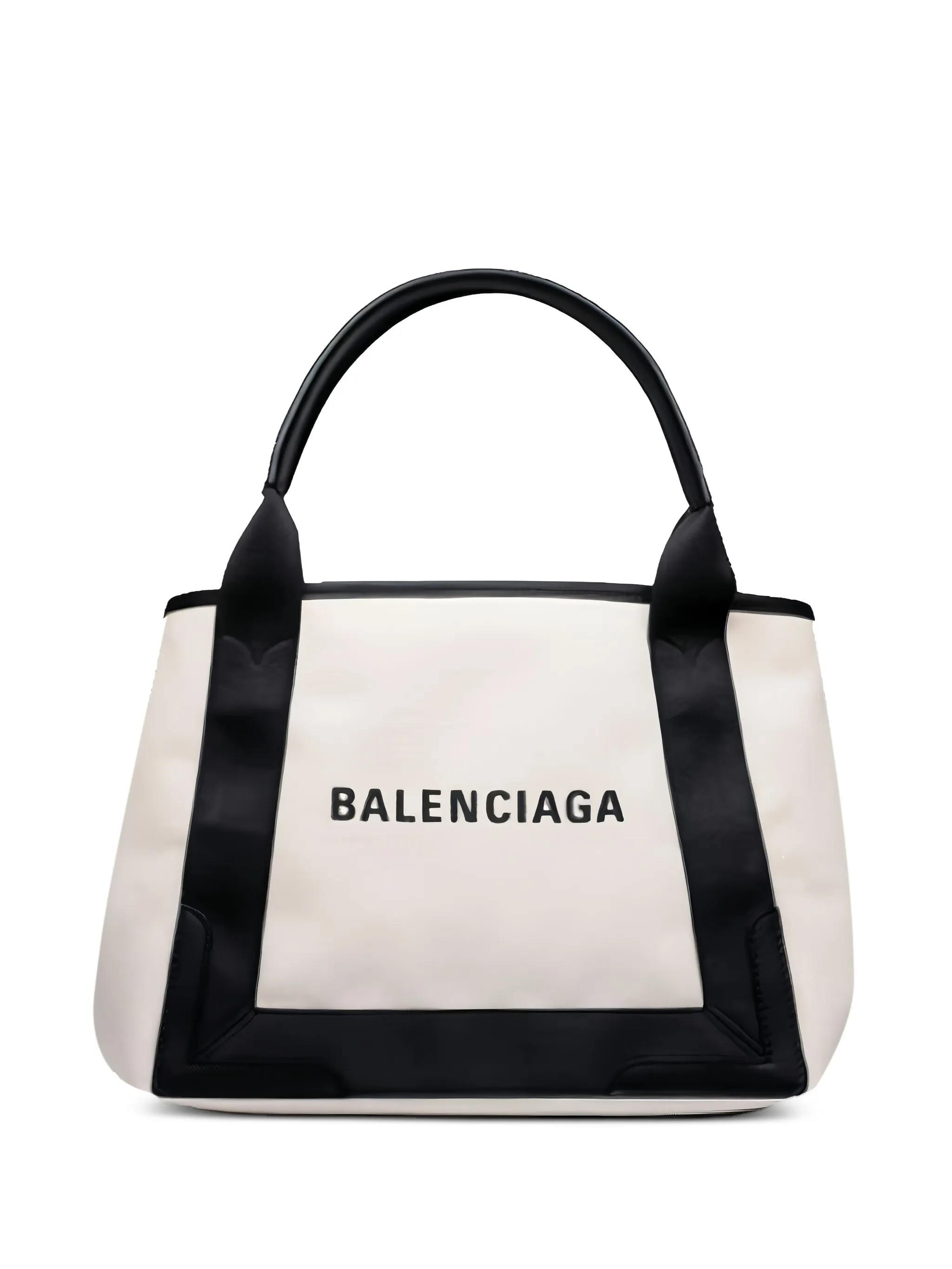 

Маленькая сумка-тоут Navy Cabas с логотипом Balenciaga, белый
