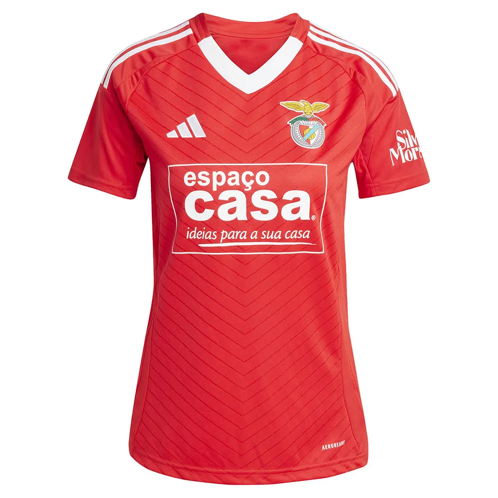 Футболка с коротким рукавом adidas Benfica 24/25 home Woman, красный — фото 3