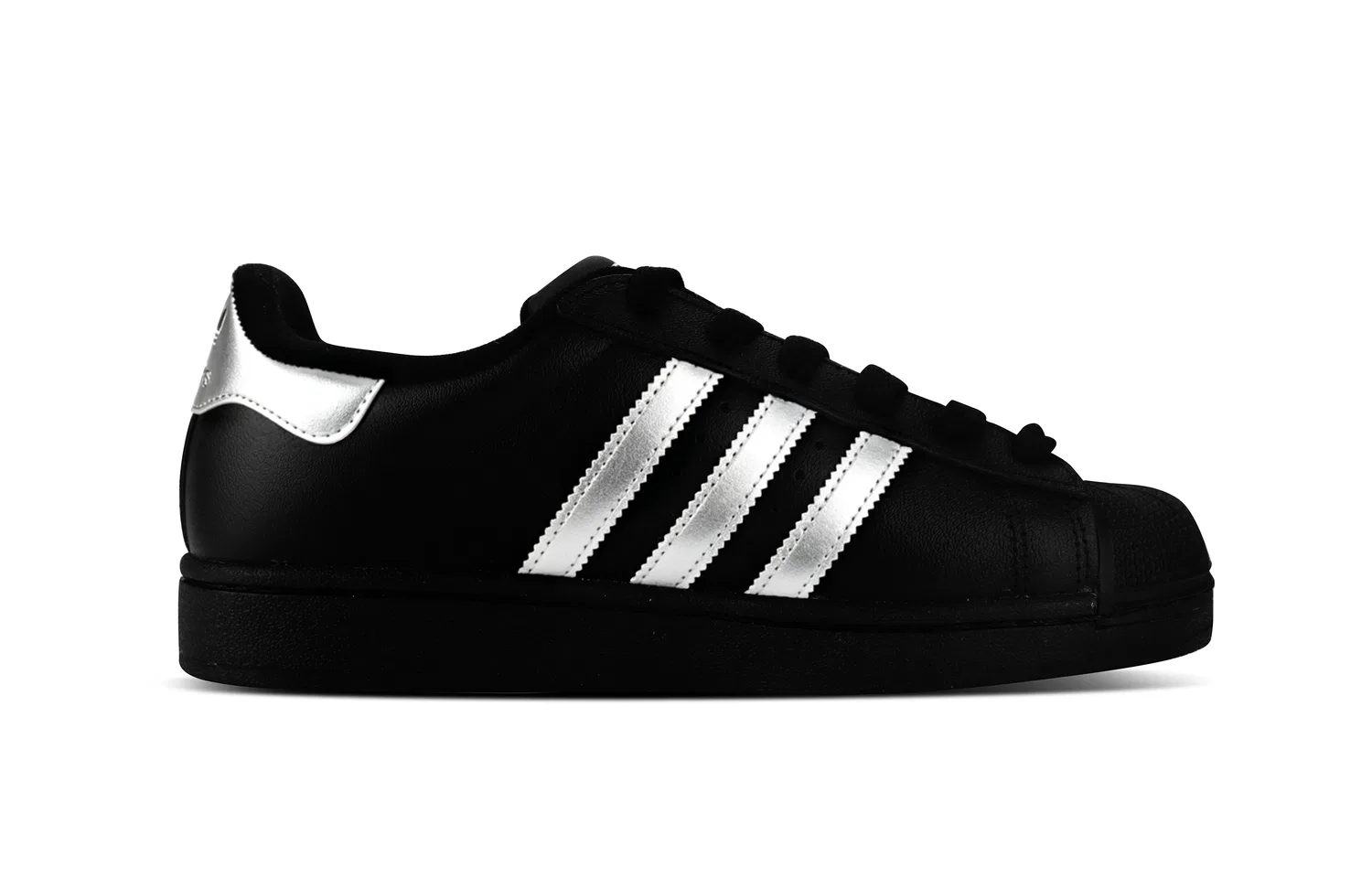 Кроссовки детские Adidas Originals Superstar 2 Silver Mist Black — фото 4