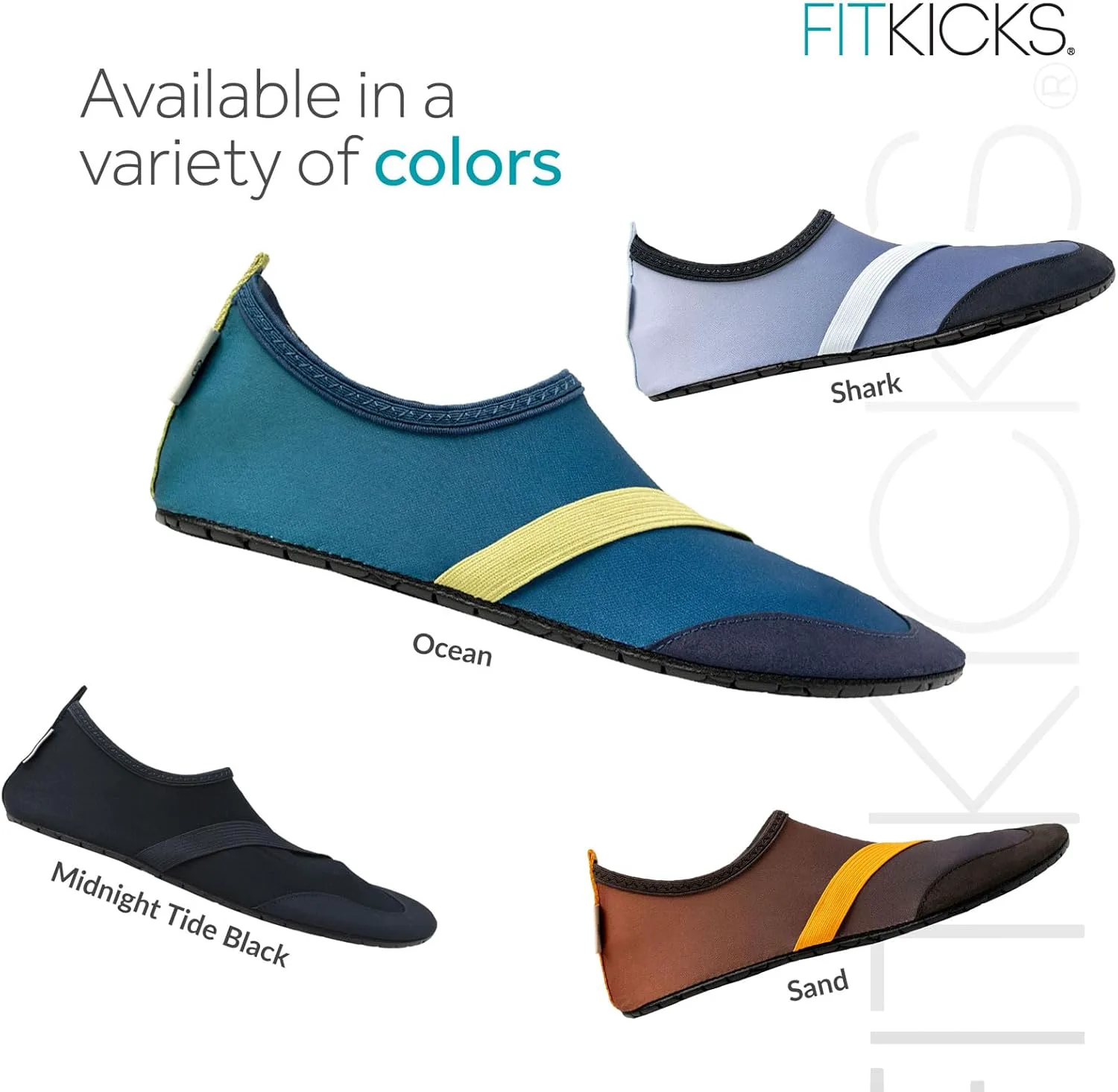 Активная мужская обувь FITKICKS, складывающиеся водные туфли — фото 4