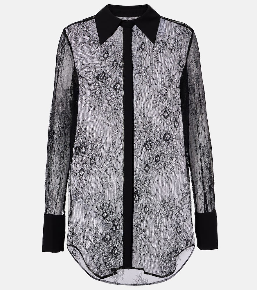 

Аллен рубашка с цветочным кружевом Bananhot, Black Lace