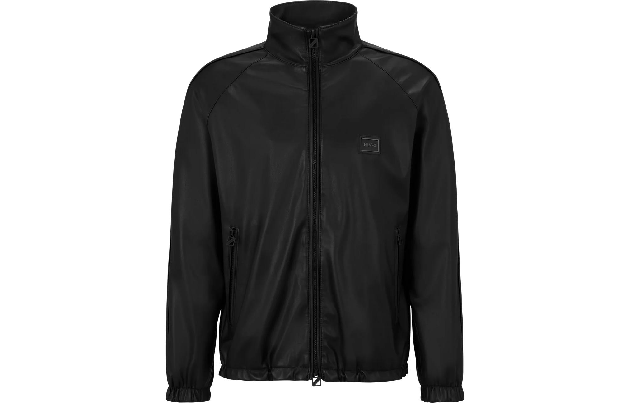 

HUGO BOSS Бомбер с высокой горловиной и логотипом, Black