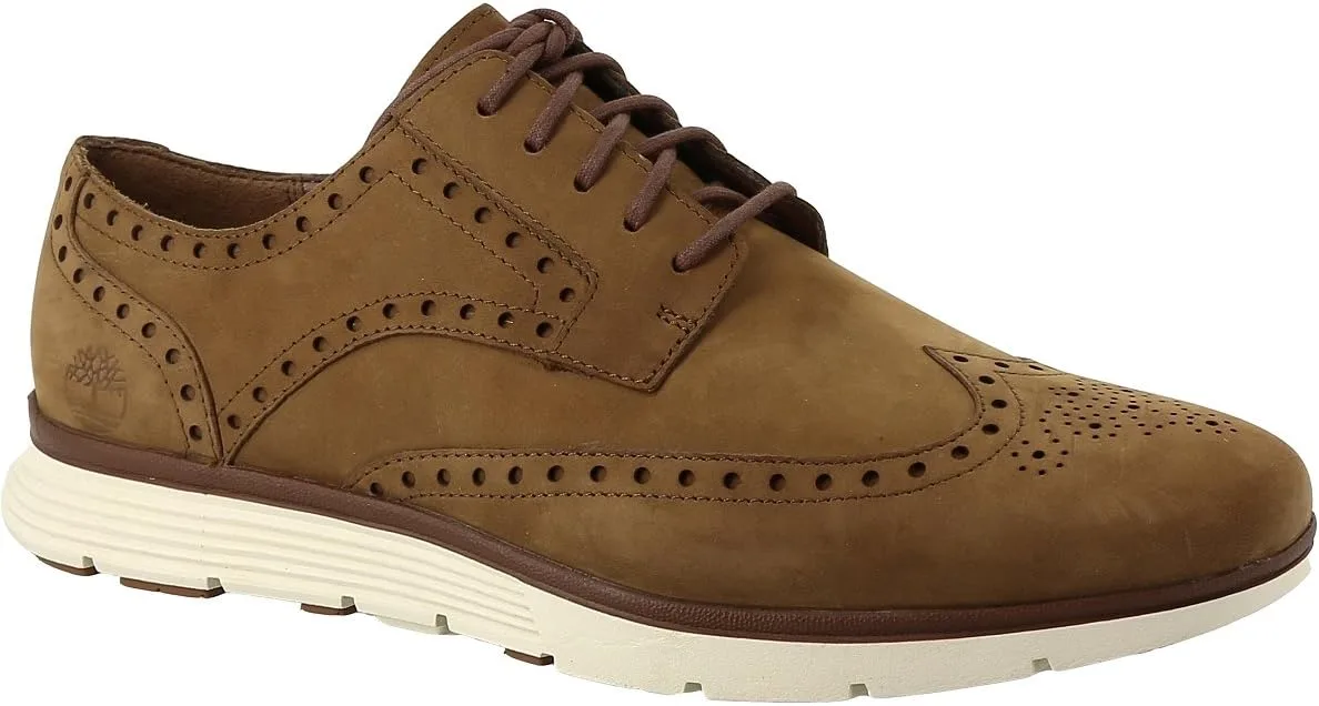 Кроссовки Timberland Franklin Park Wingtip Oxford Dark Rubber, коричневый