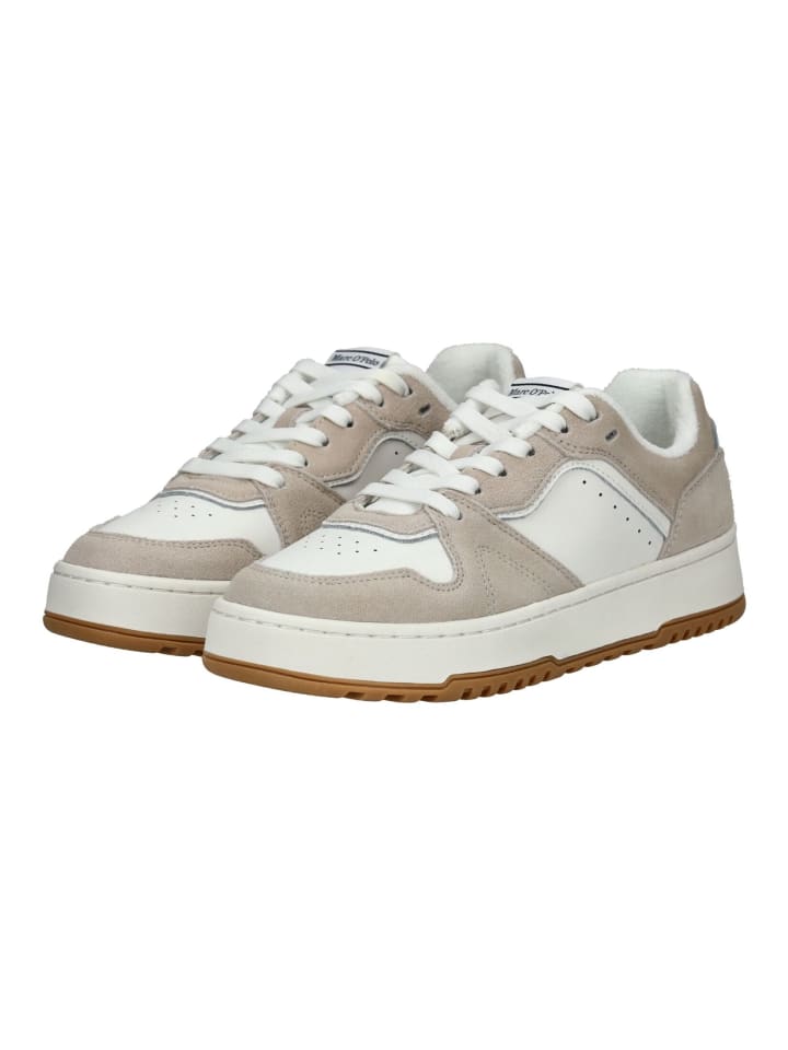 Кроссовки на шнуровке Marc O´Polo, цвет weiß/beige — фото 3