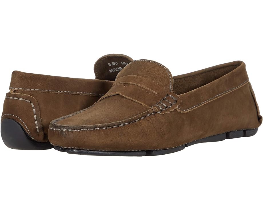 

Лоферы Massimo Matteo Penny Keeper, цвет Tobacco Nubuck