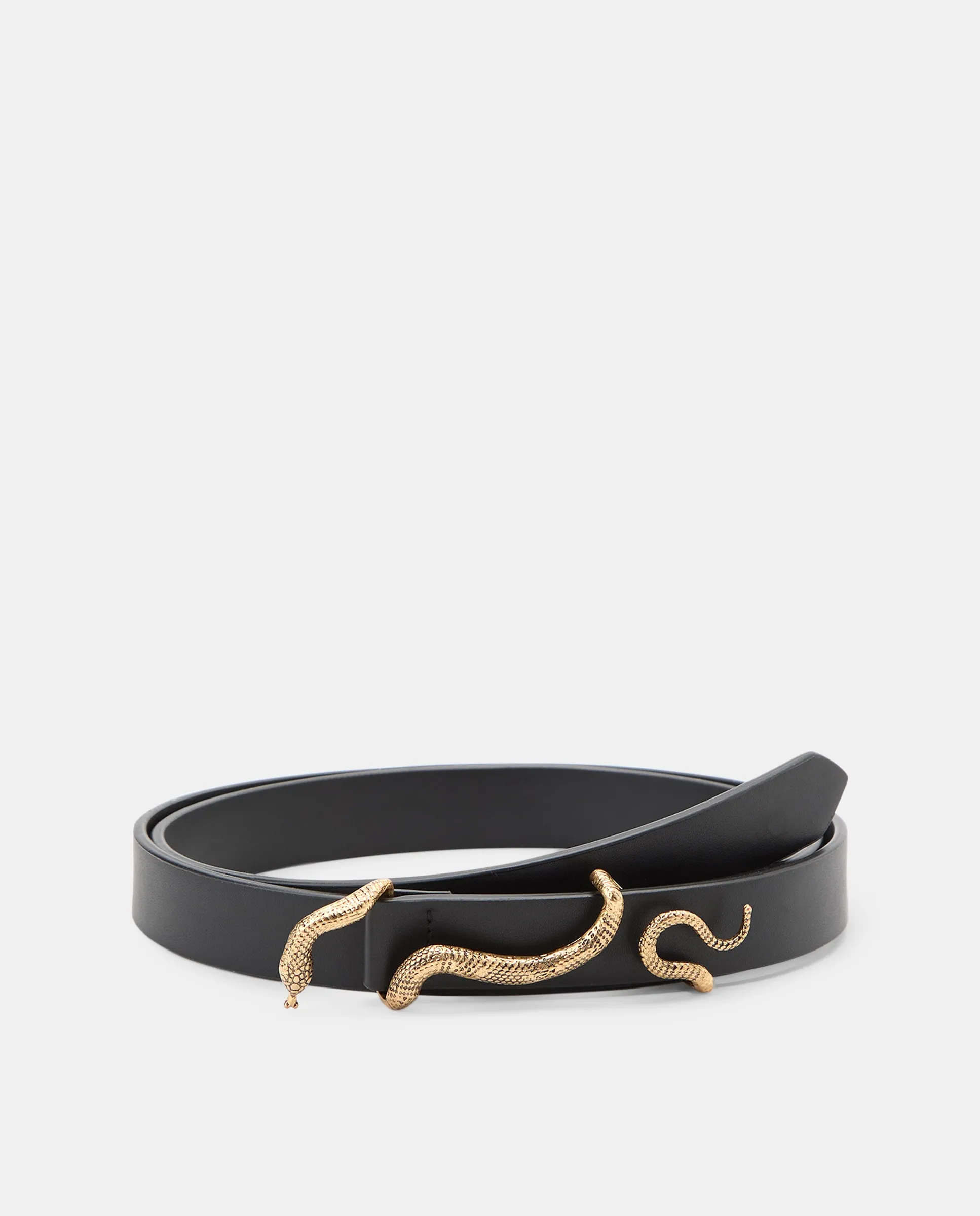

Ремень с пряжкой в виде змеи Tintoretto, черный