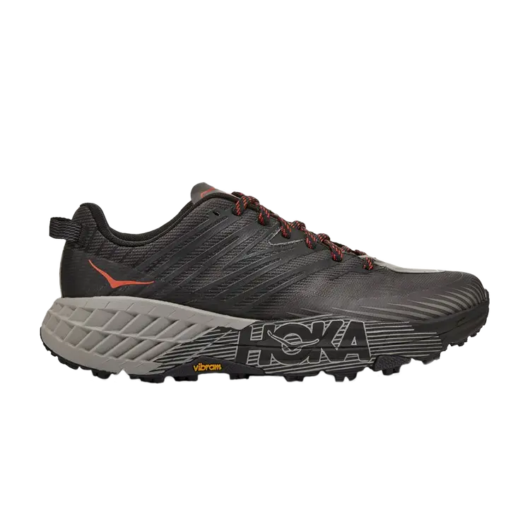 

Кроссовки HOKA Speedgoat 4 Wide 'Dark Gull Grey', серый