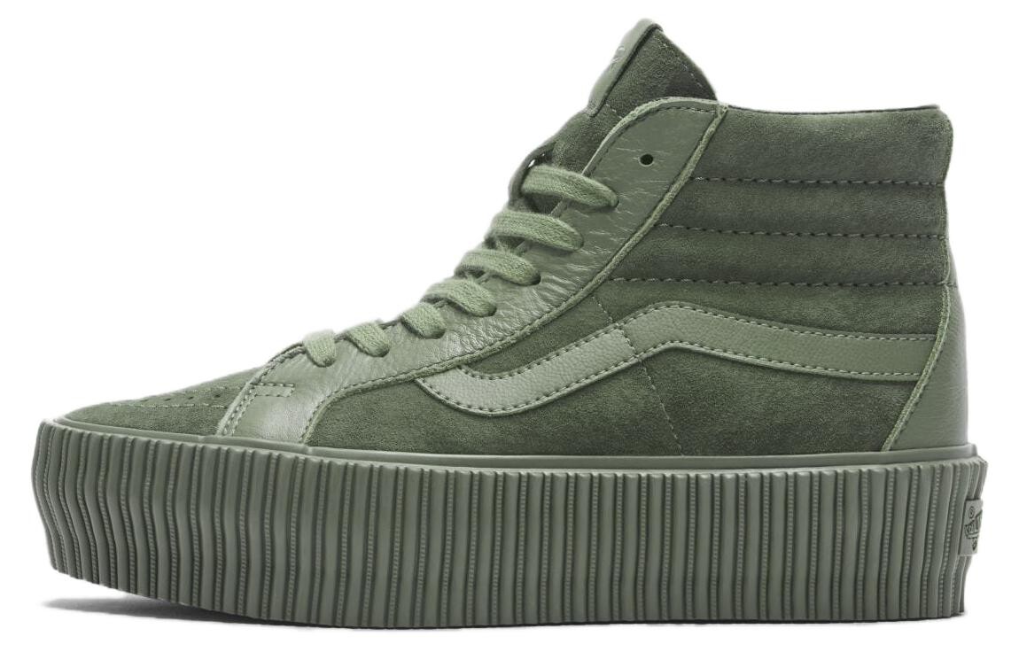 

Кроссовки Vans Sk8 Premium -Hi 38 Reissue Platform 'Army Green', зеленый