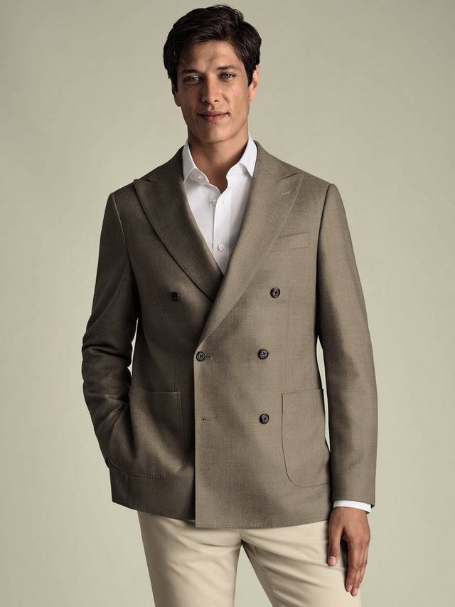 

Шерстяной блейзер Slim Fit с двойной застежкой Charles Tyrwhitt