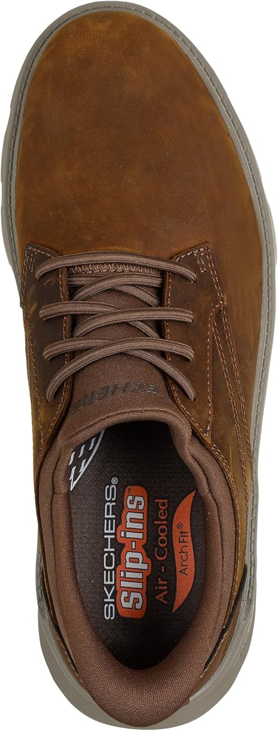 Мужские кроссовки Skechers Arch Fit Garza - Langston, коричневый — фото 3