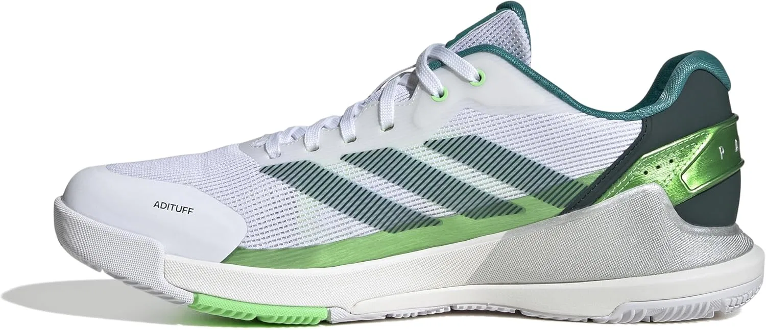 Мужские кроссовки для падела Adidas Crazyquick, Cloud White Aurora Ivy Lime Burst