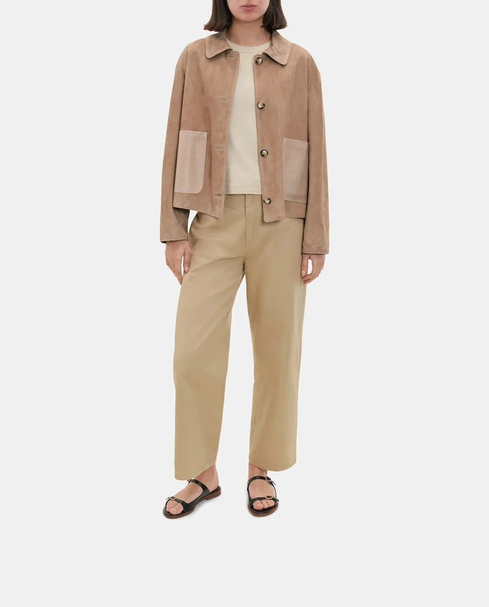 

Женская кожаная куртка Berlin с застежкой на пуговицы Lottusse, цвет Topo