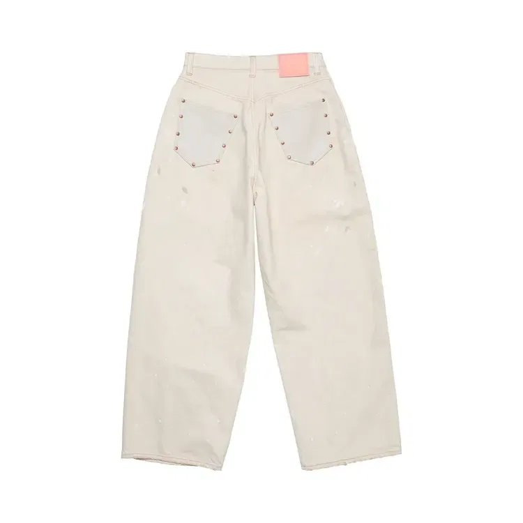 Джинсы Acne Studios Wide Leg Pocket Denim Jeans, белый — фото 2