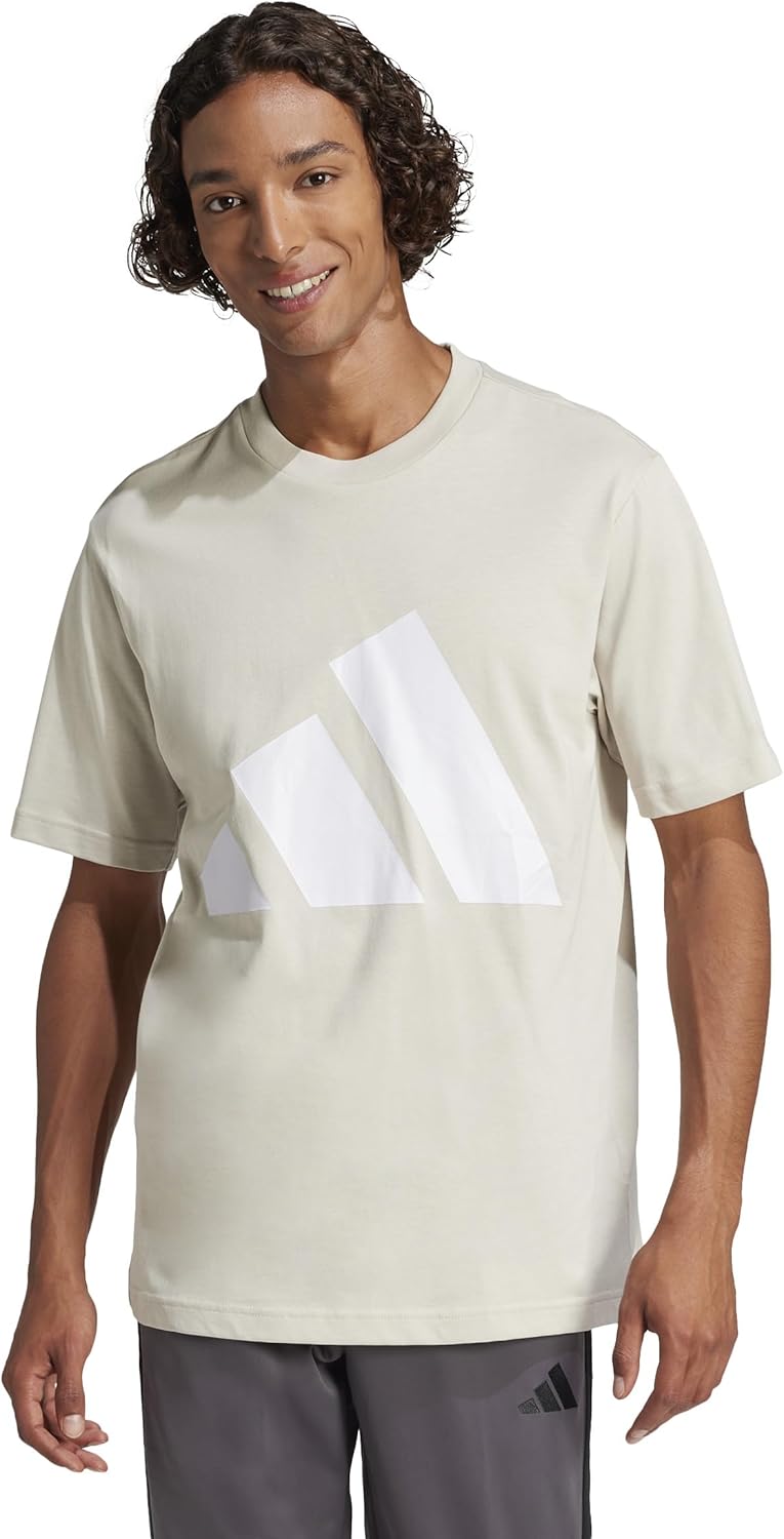 

Футболка Adidas ECQ96 Essentials Single Jersey Big Logo с коротким рукавом, белый