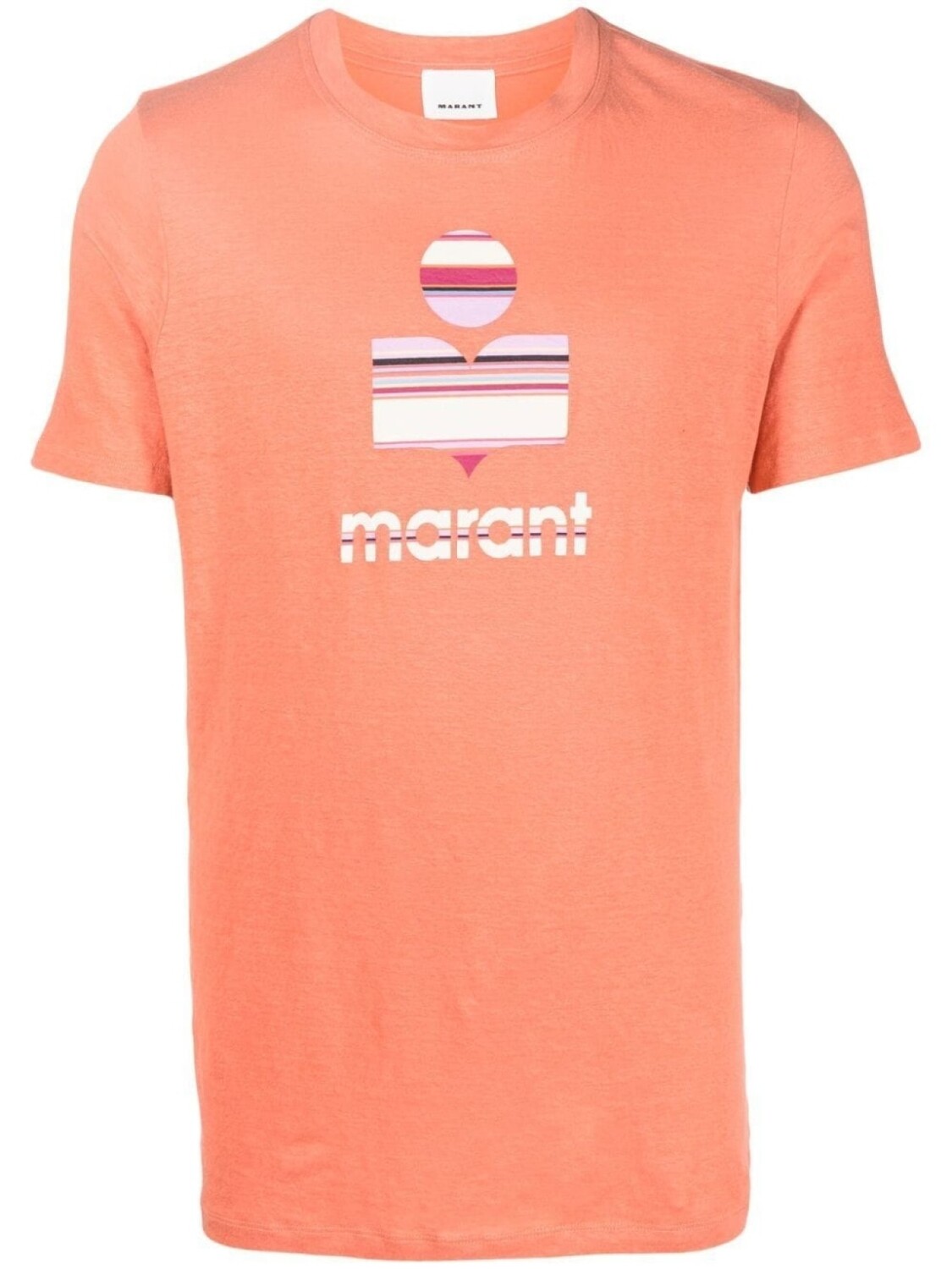 

Marant футболка с логотипом, оранжевый