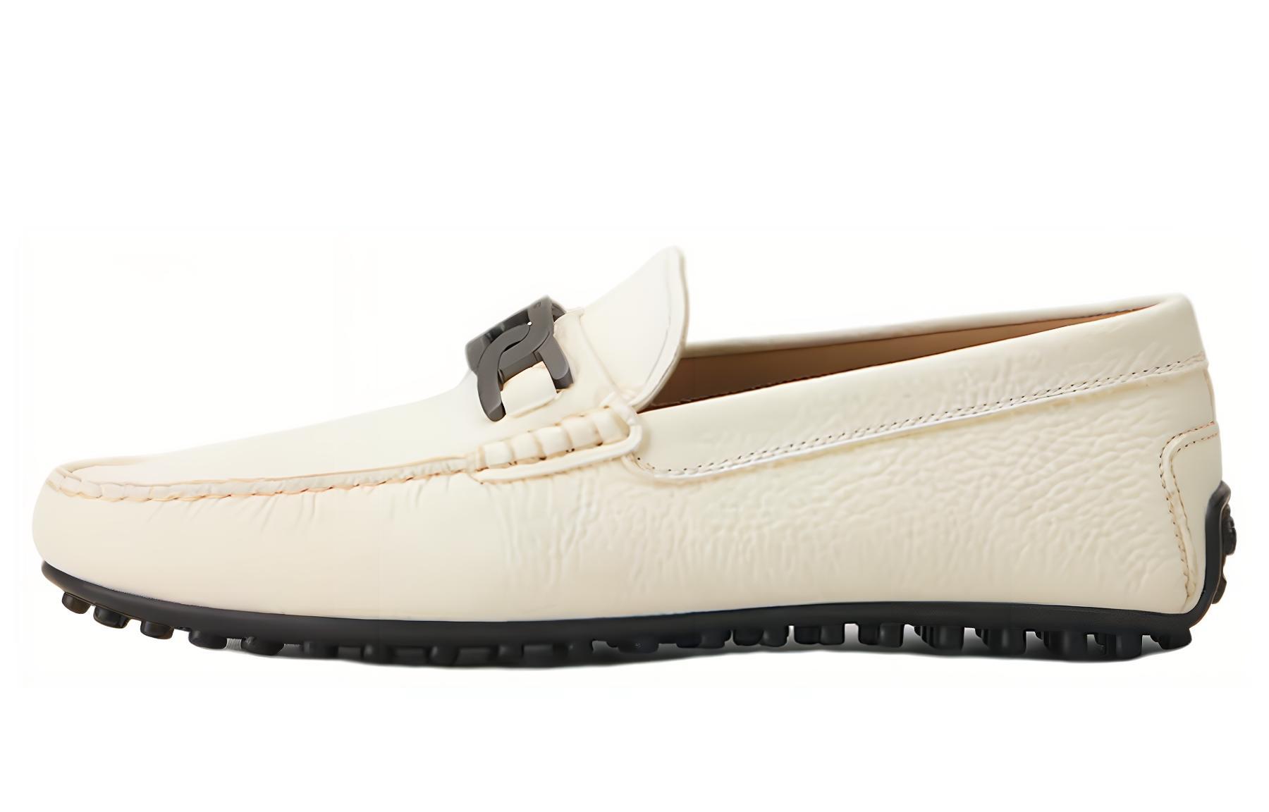 

TOD'S Мужские повседневные туфли белого цвета