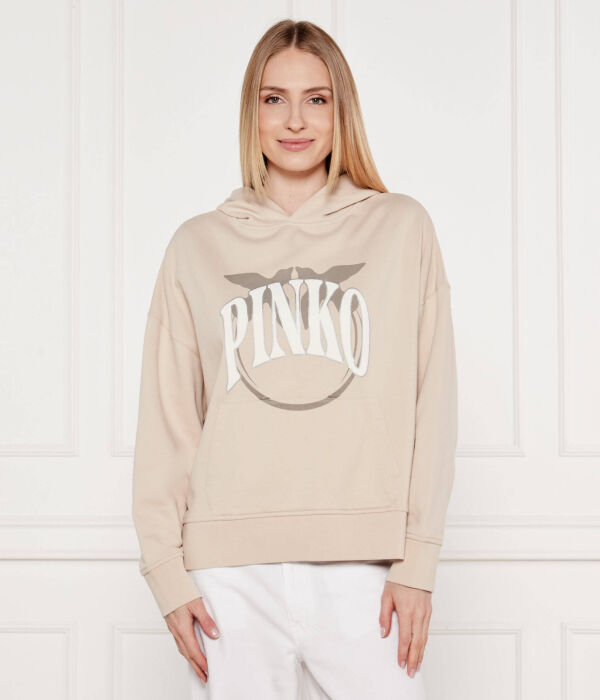 

Джемпер макамба Oversize fit Pinko, желтый