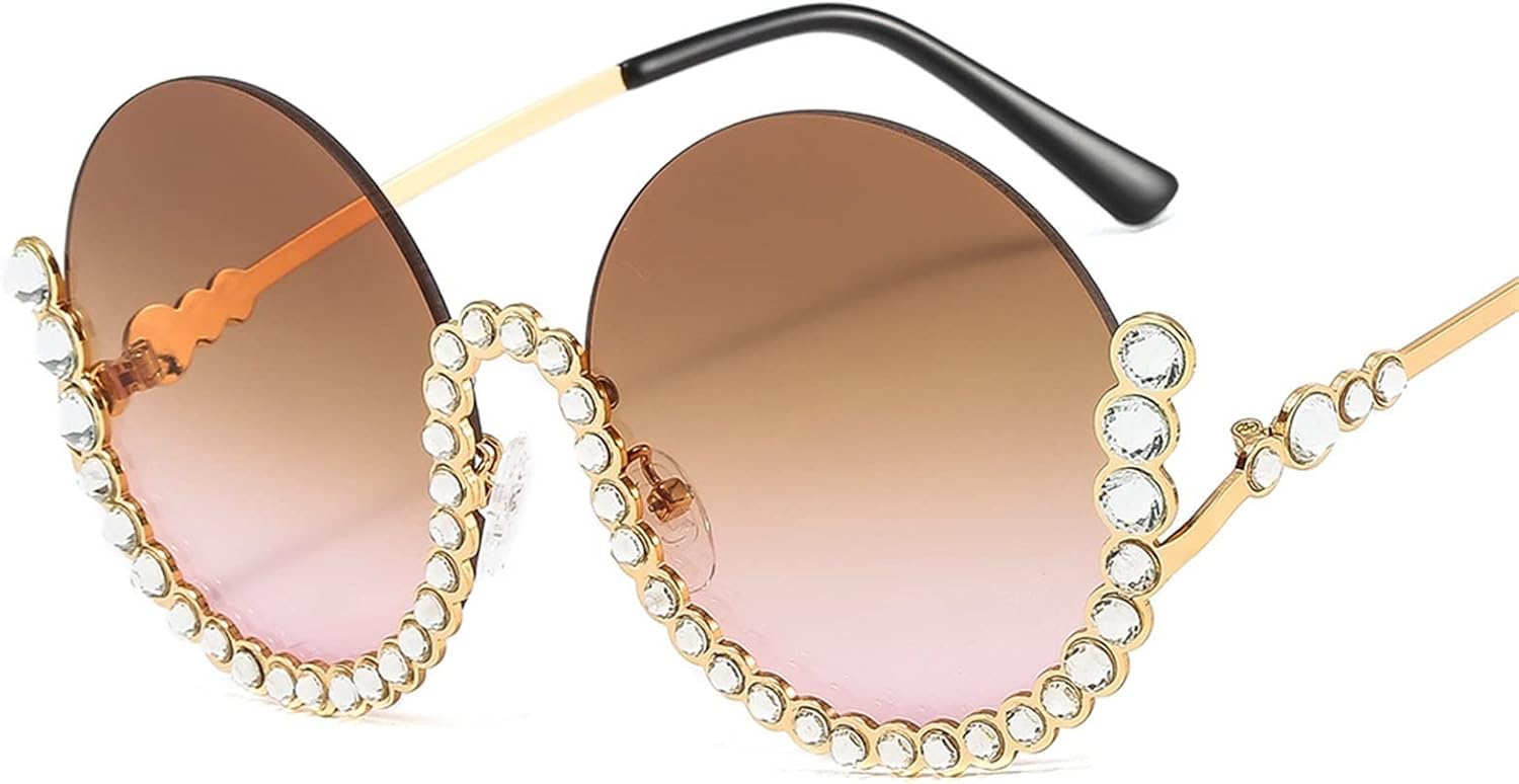 

Женские декоративные солнцезащитные очки Diamond 2027 в ретро-стиле с большой оправой, для отдыха на природе, пляжа и вечеринок (Цвет: D, Размер: Средний) MTZJH, One Color