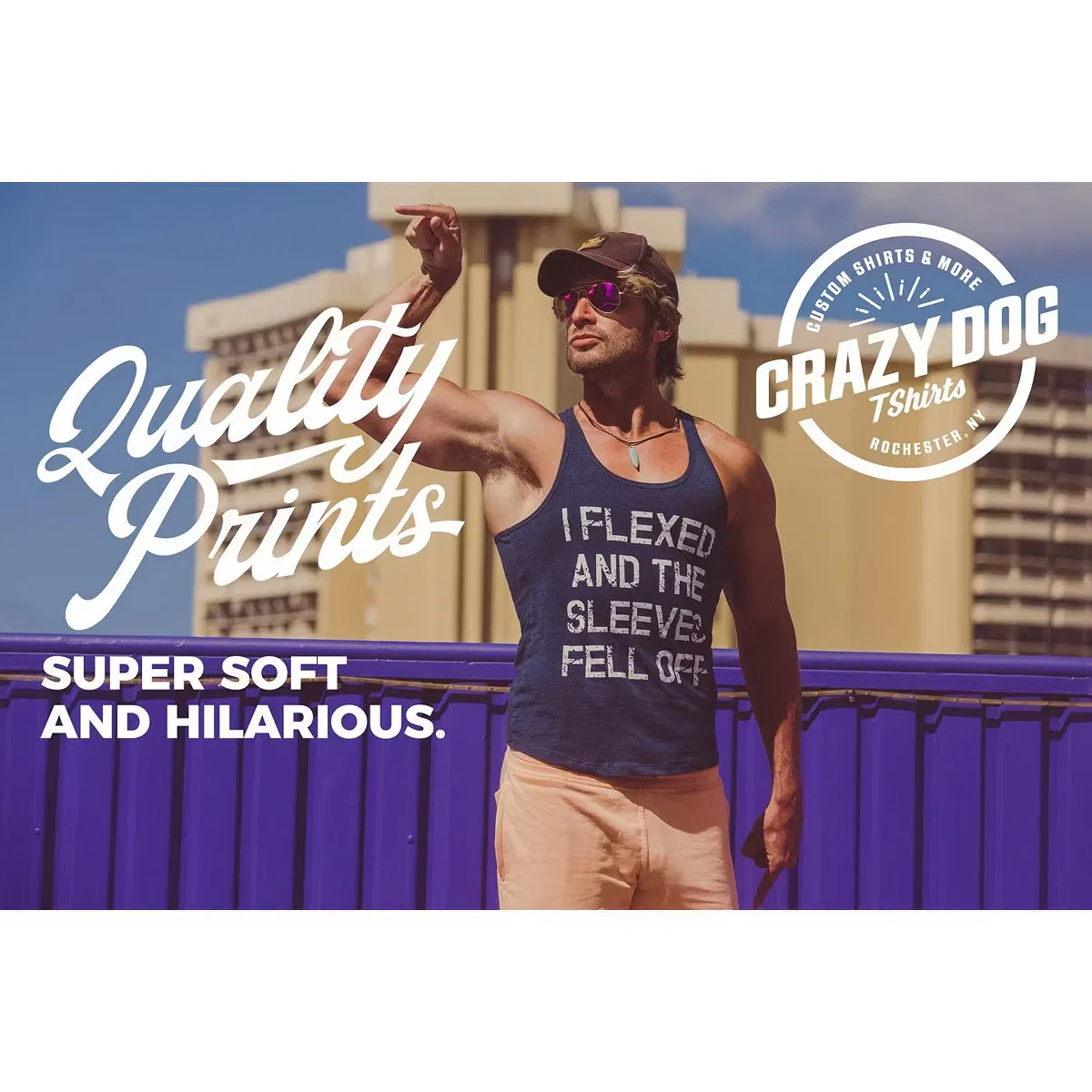 Футболка с принтом Hulk Mode On Crazy Dog T-Shirts — фото 2