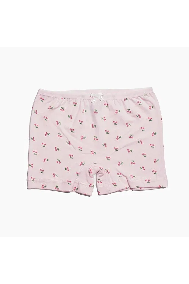 Детский комплект боксеров для девочек с принтом Cherry Pattern Assortment Obje, Asorti — фото 3