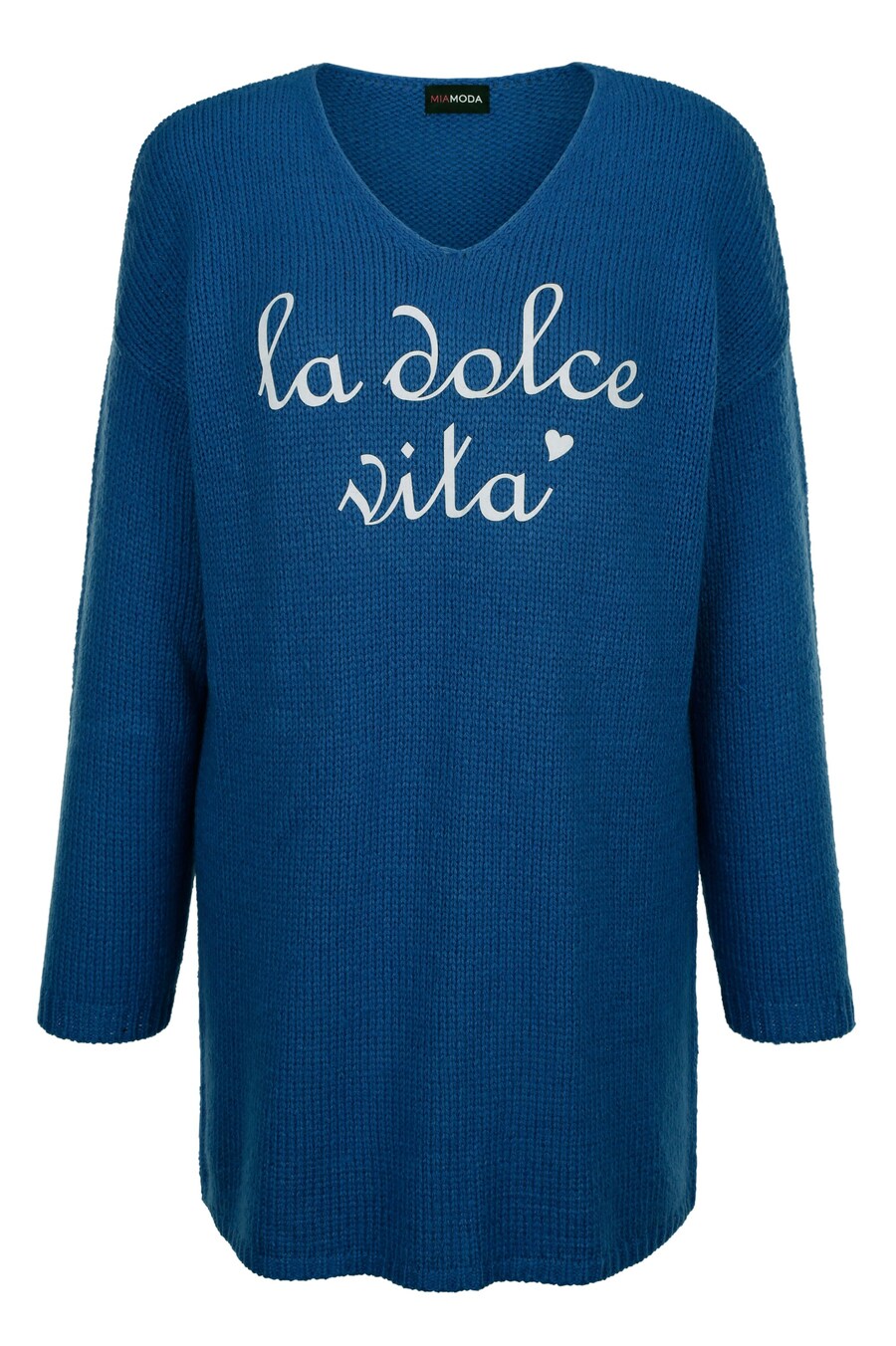 

Тонкий вязаный свитер MIAMODA Sweater, королевский синий