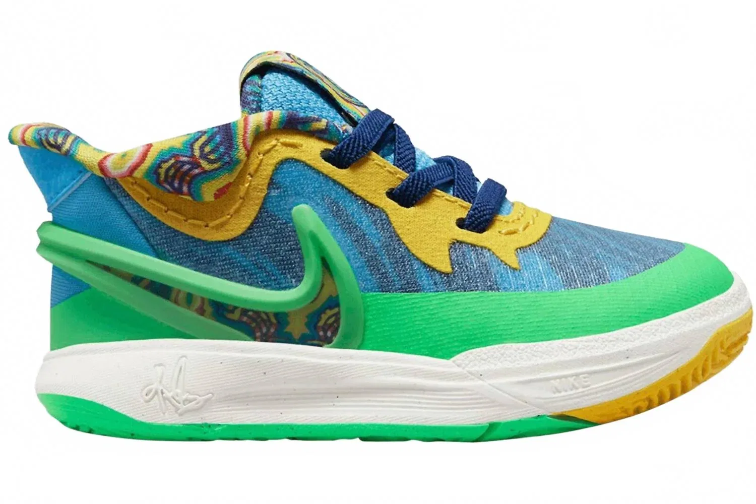 Детские кроссовки для мальчиков с сетчатым верхом Kyrie 8 Go Nike, Baltic Blue Multi-Color