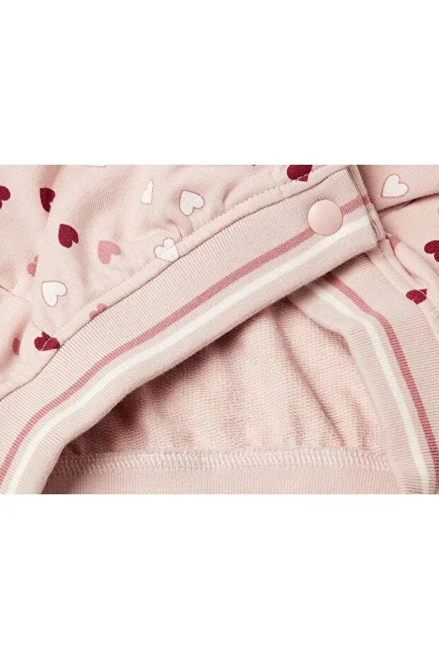 Детское пальто-бомбер для девочек хлопковое United Colors Of Benetton, Light Pink — фото 3