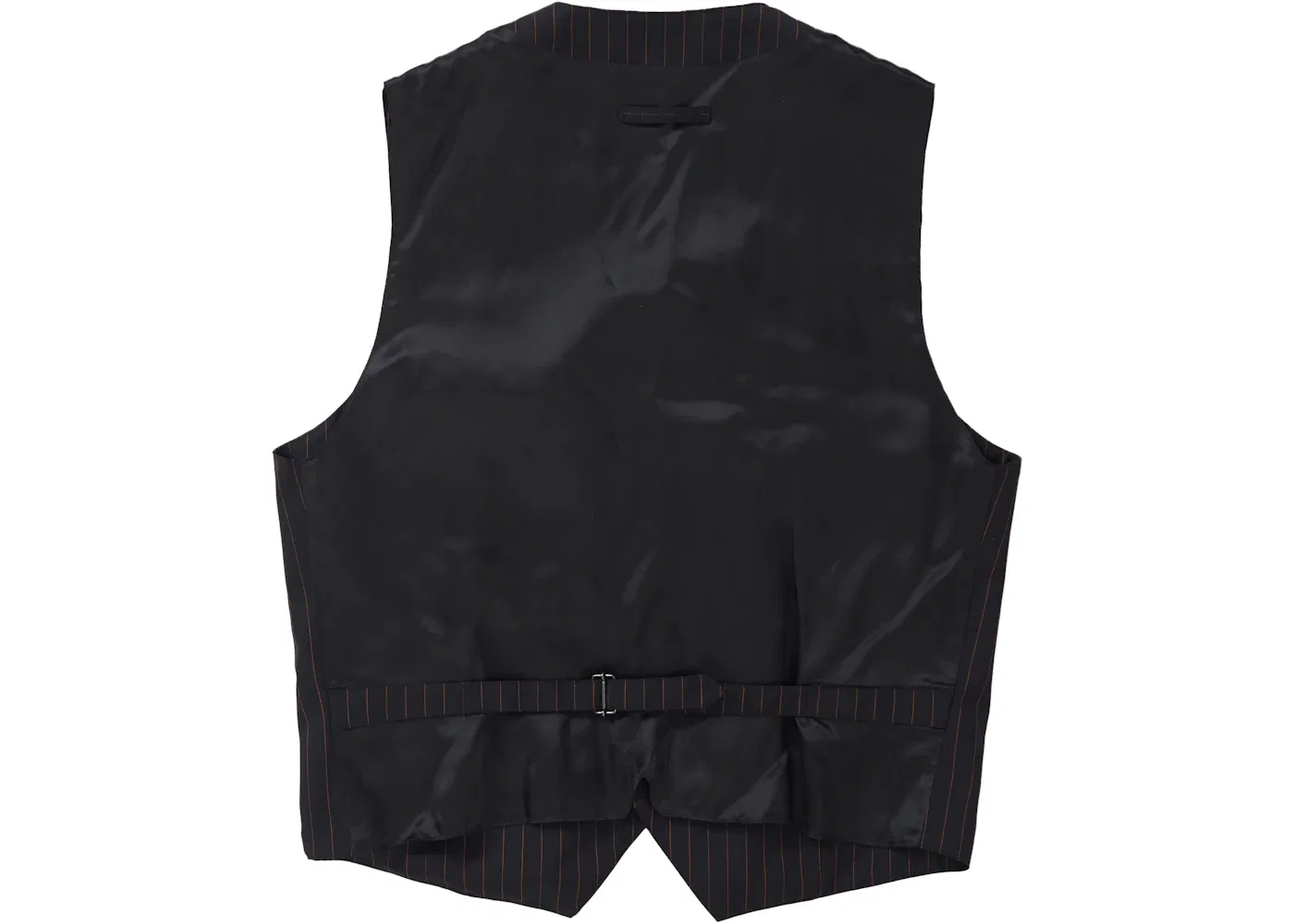 Мужской жилет с принтом Supreme Jean Paul Gaultier Pinstripe Cargo Suit Vest, Black — фото 3