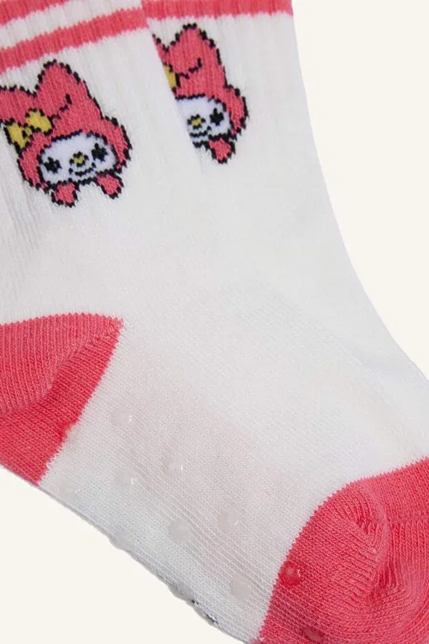 Детские носки с длинным голенищем с принтом Hello Kitty Defacto, Multicolor Kr1 — фото 4