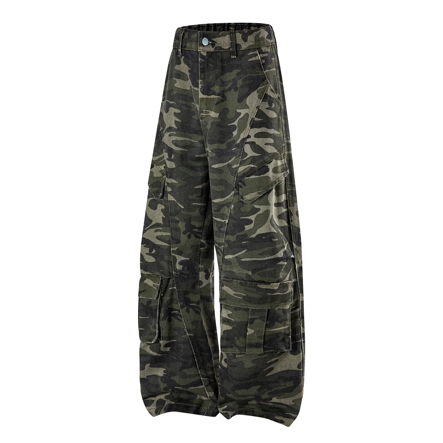 Детские джинсы прямого кроя с камуфляжным принтом Jeep, Army Green Camouflage