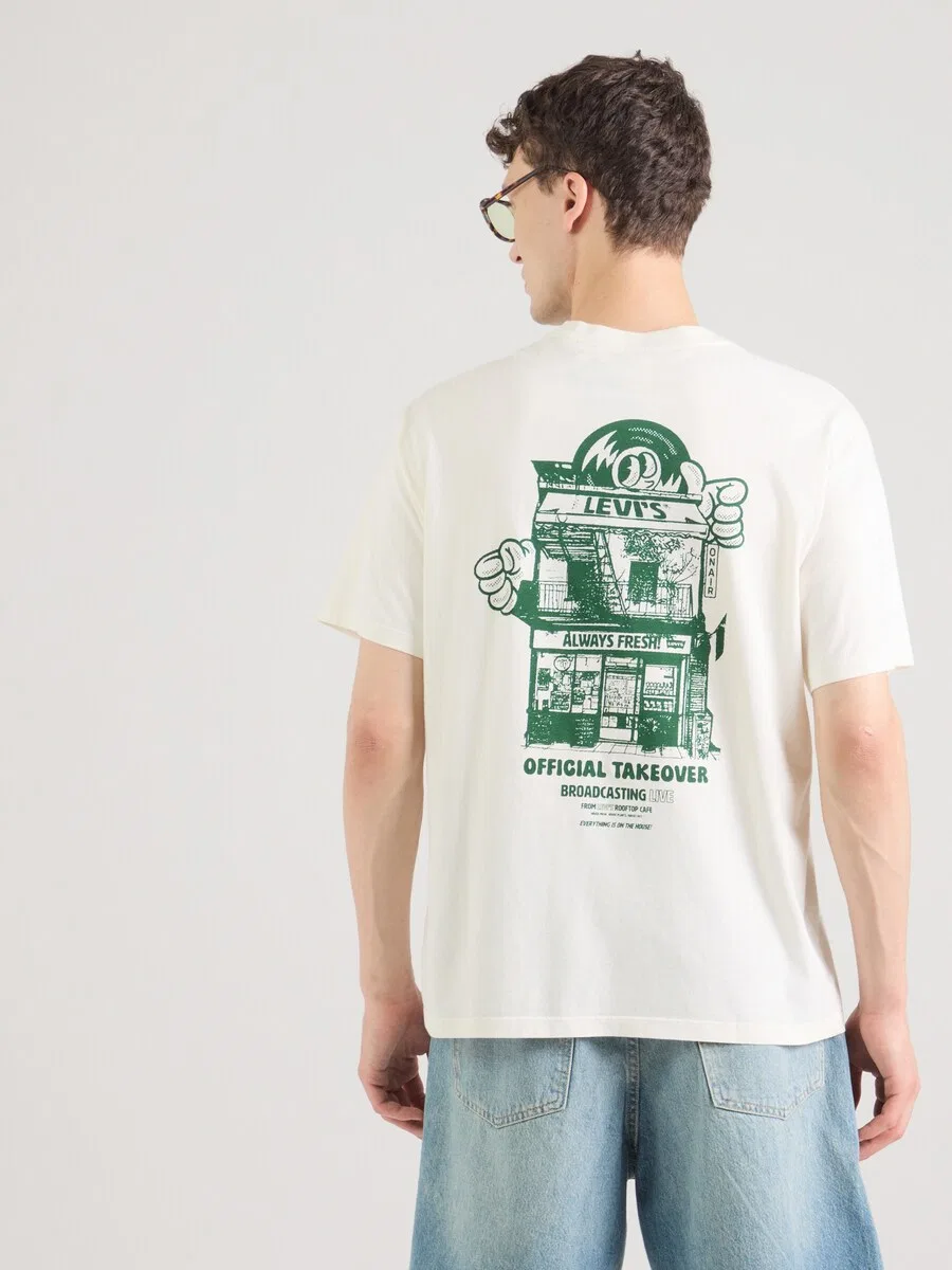 Рубашка LEVI'S 'VINTAGE' натурального белого цвета — фото 3