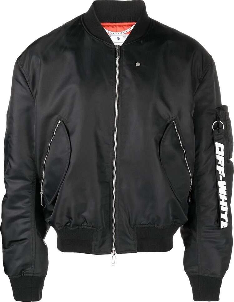

Куртка Off-White Industrial Bomber Jacket 'Black', черный