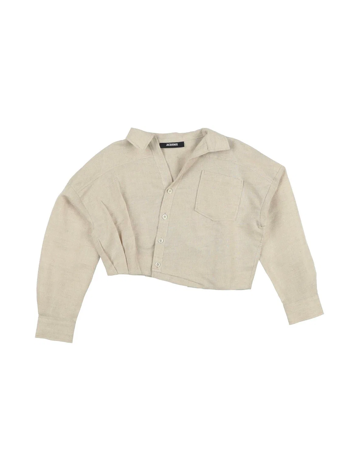 Детская рубашка с длинным рукавом Jacquemus, бежевый