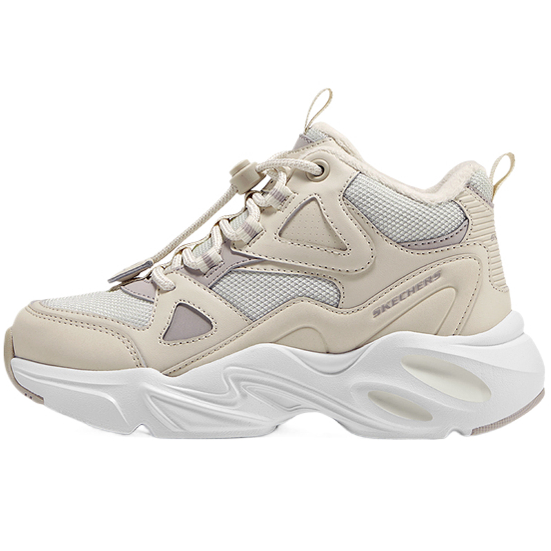

Детские зимние ботинки SKECHERS GIRLS с термоизоляцией, устойчивые к истиранию, противоскользящие, с антиударной подошвой, средней высоты Skechers Kids, Natural