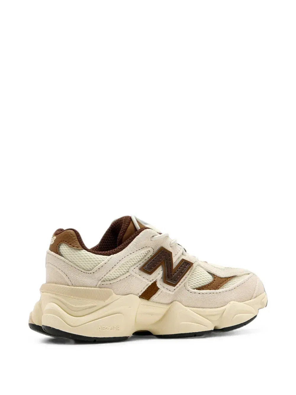 Кроссовки 9060 на застежке-тоггл New Balance Kids, бежевый — фото 2