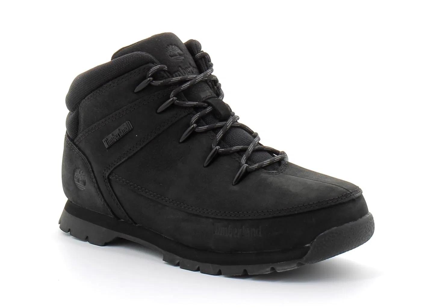 Детские ботинки для мальчиков с замшей Euro Sprint Timberland, Black Nubuck