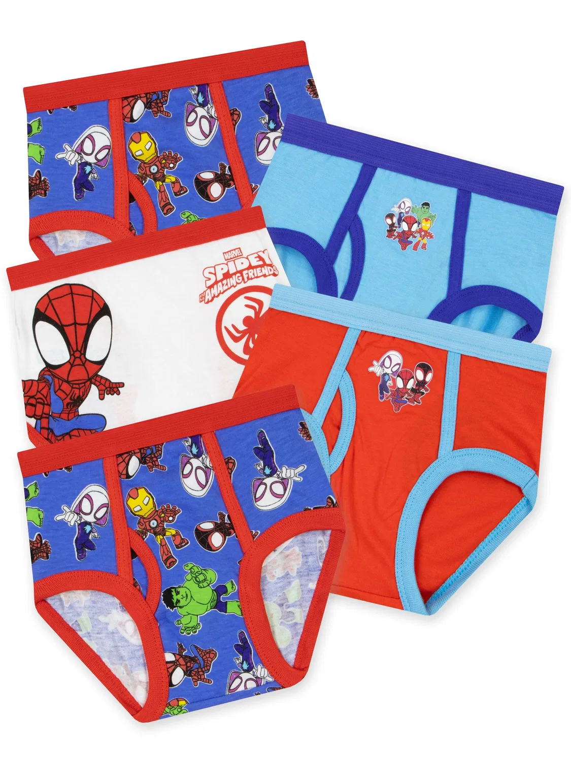 Трусы детские Character Spidey And His Amazing Friends 5 шт, синий