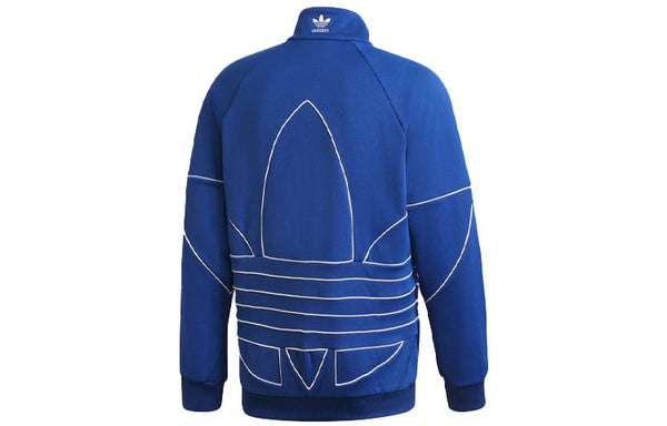 Куртка originalsb tf turf out ply tt casual minimalistic stand collar zipper sports jacket blue Adidas, синий — фото 2