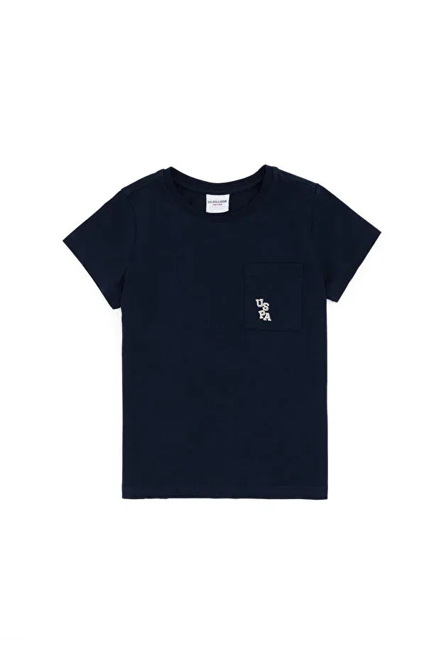 Детская футболка для мальчиков с коротким рукавом хлопковая U.S. Polo Assn., Navy Blue