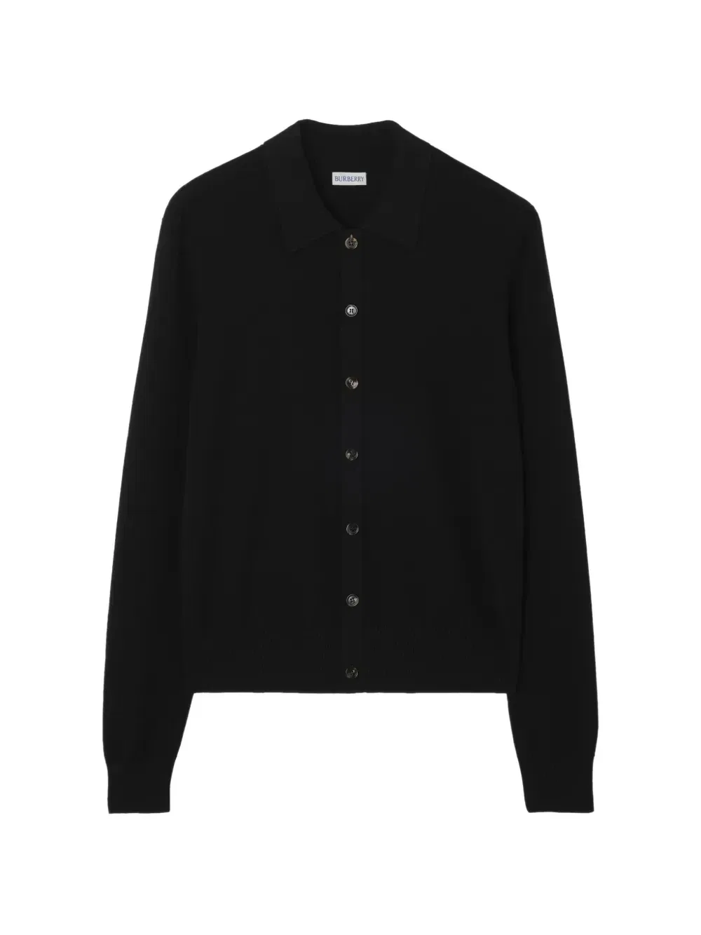 Шерстяной кардиган Burberry, черный