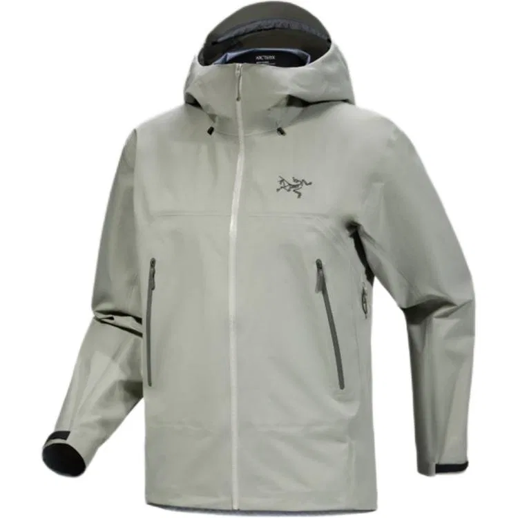 Мужская ветровка с капюшоном Arcteryx BETA SL, Stone Gray Green/Dusty Green/Habitat/Forage