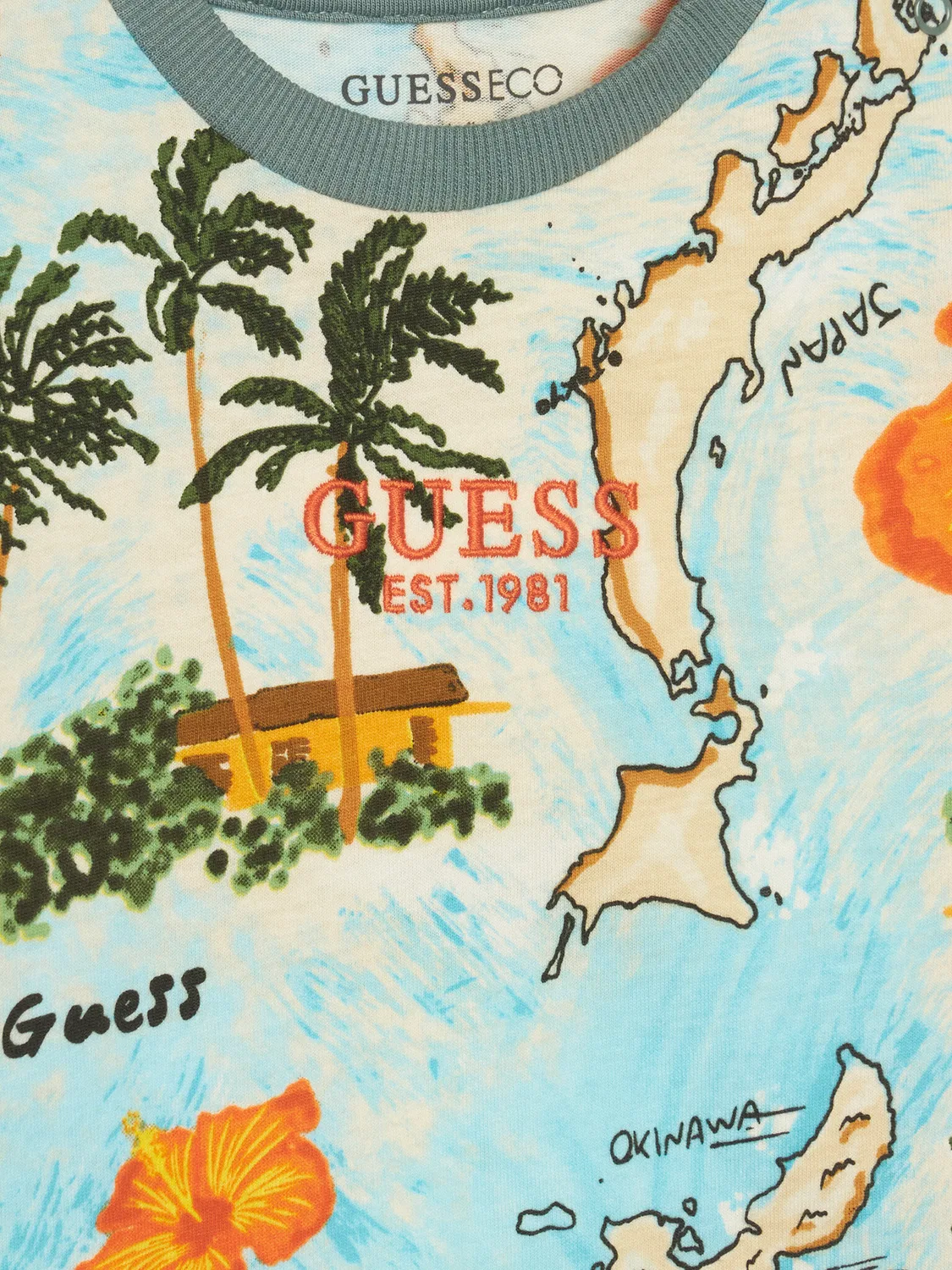 Детский комплект стандартного кроя для мальчика Guess, синий — фото 4