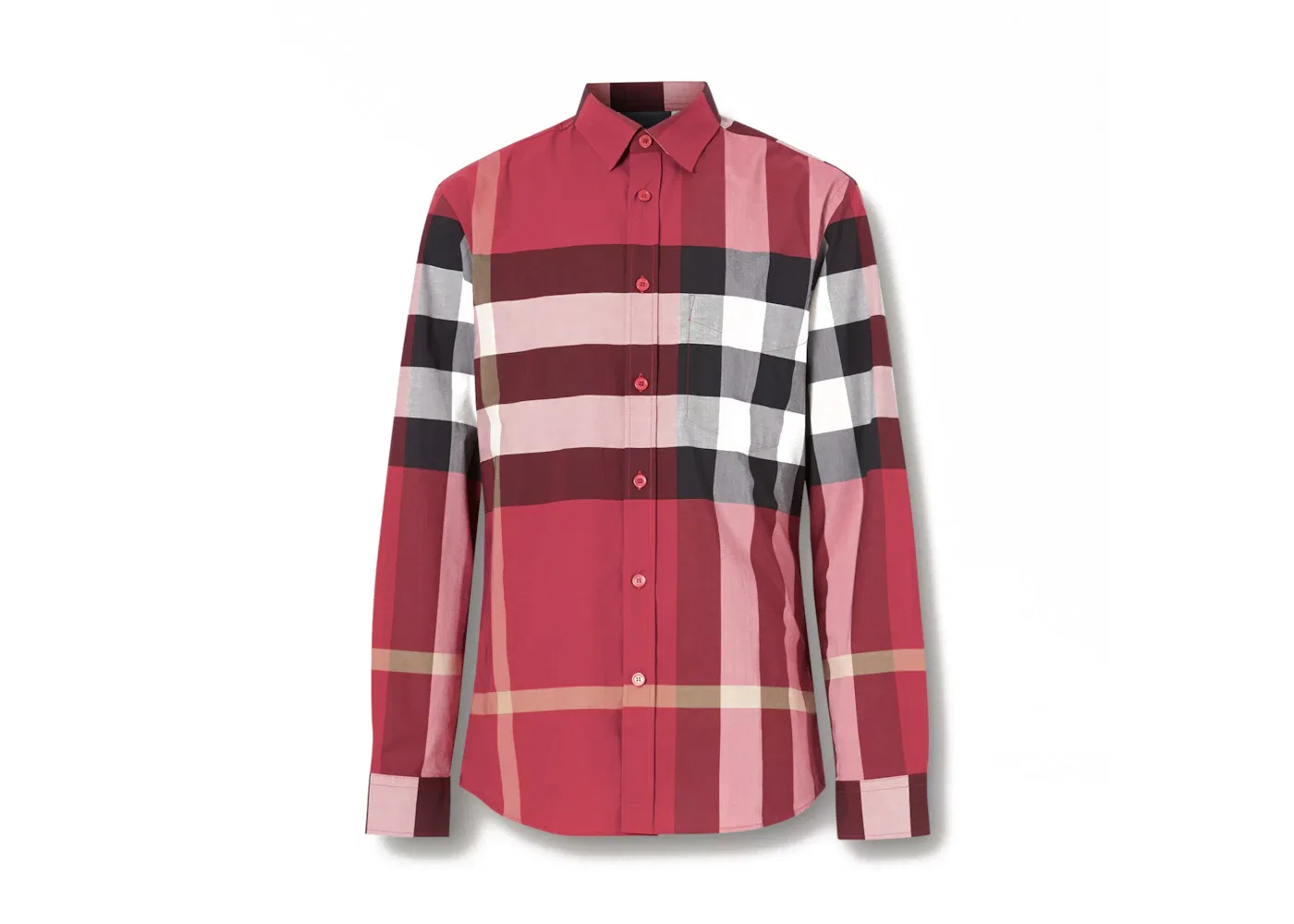 Мужская рубашка с принтом Shirt Burberry, Parade Red