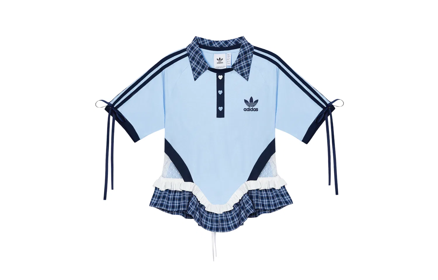 Женская футболка с принтом ADICOLOR CLASSICS 3 STRIPES Adidas Originals, Dusty Blue Love Letter-Blue