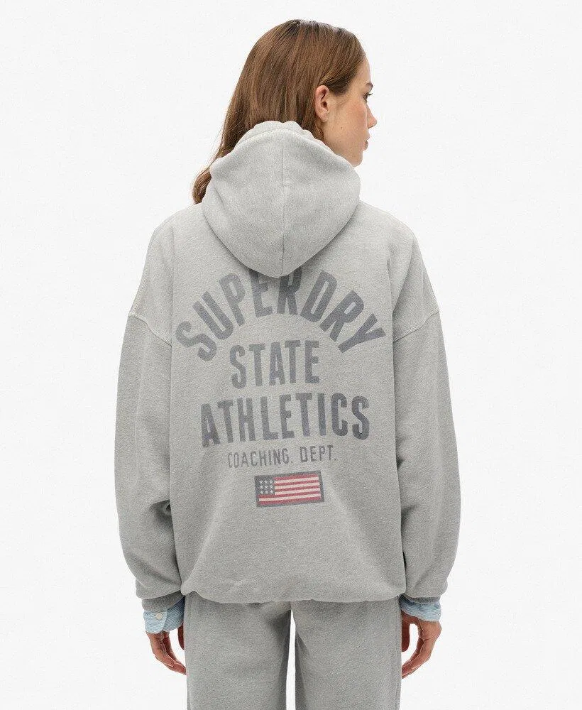 Мужское худи оверсайз Athletic Ess Superdry, Grau