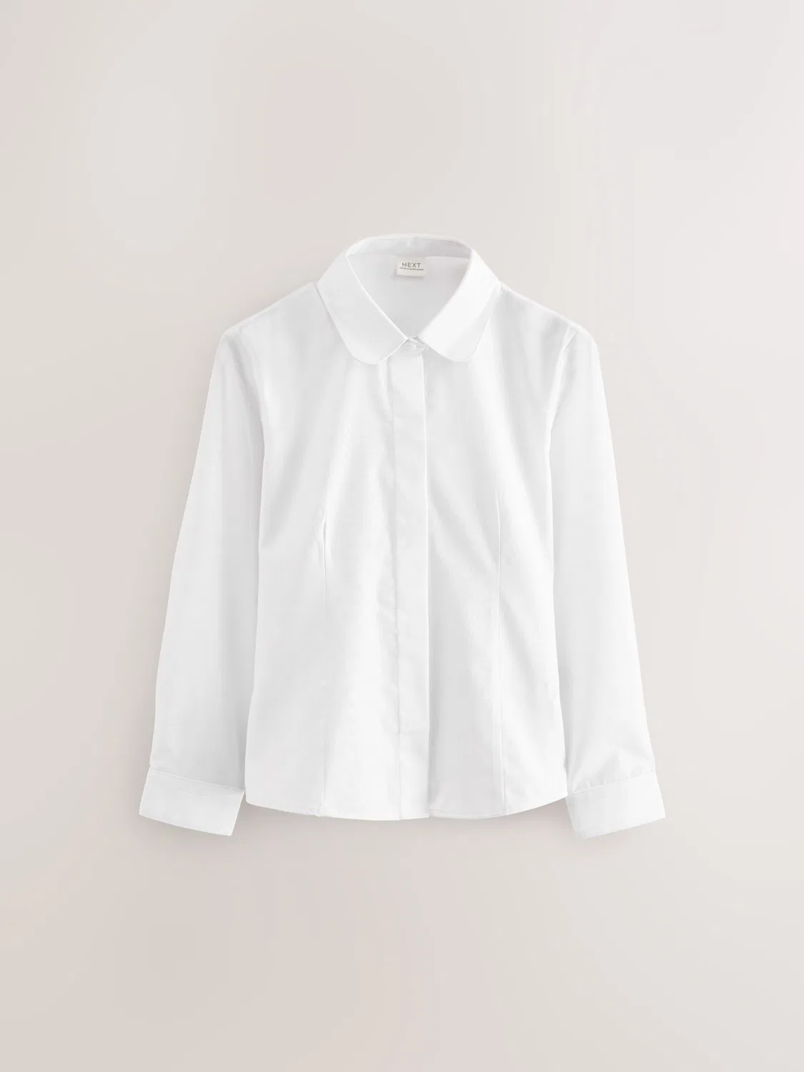 Рубашка школьная, 5 шт, Long Sleeve Fitted Next, белый — фото 2