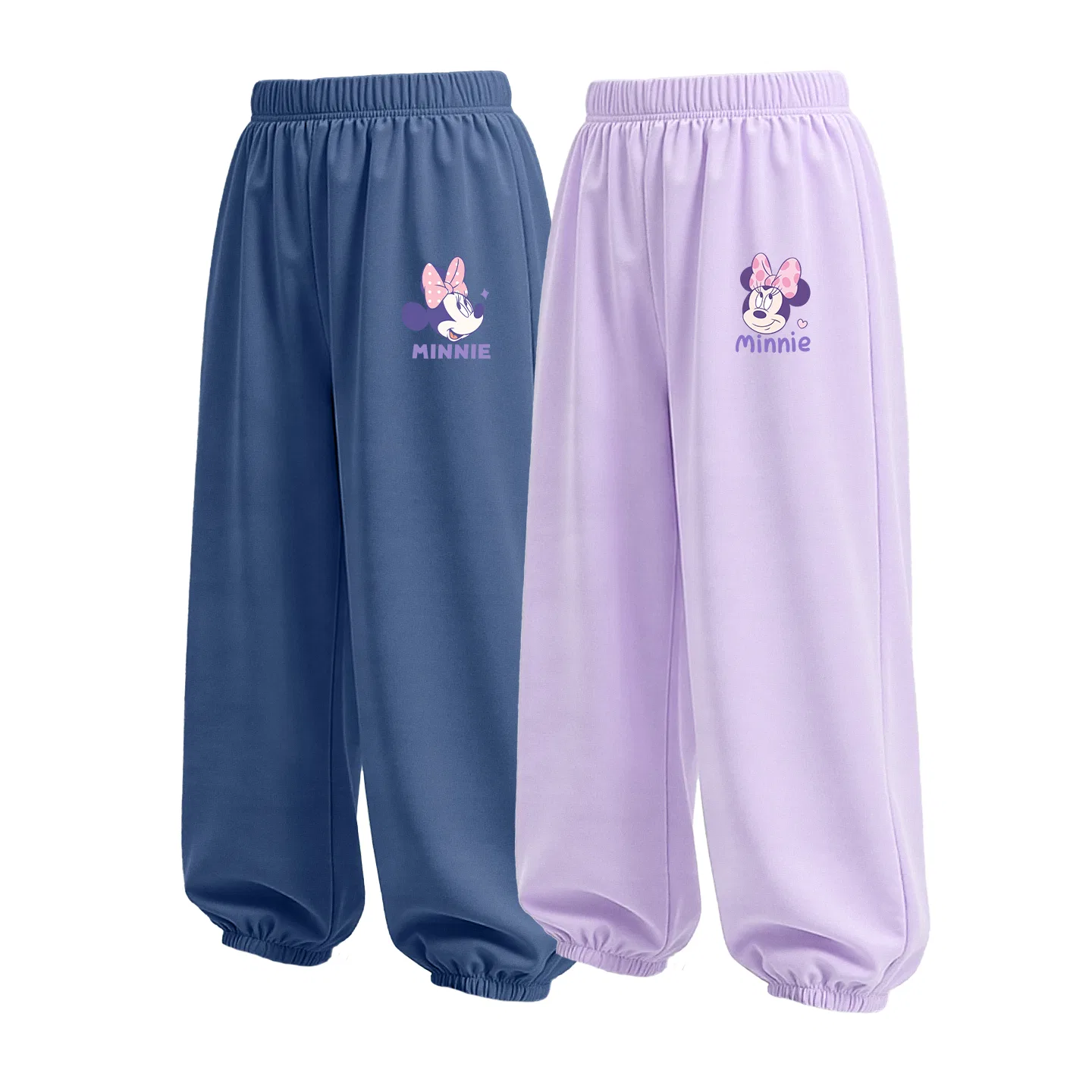 Детские спортивные брюки, Disney, Dini K Denim Blue+Di Qipini K Taro Purple