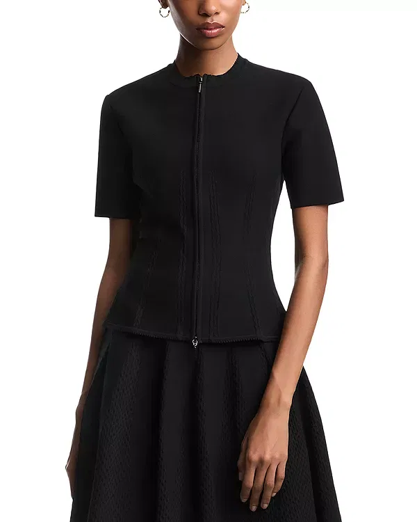 Женская куртка с коротким рукавом Emporio Armani, черный