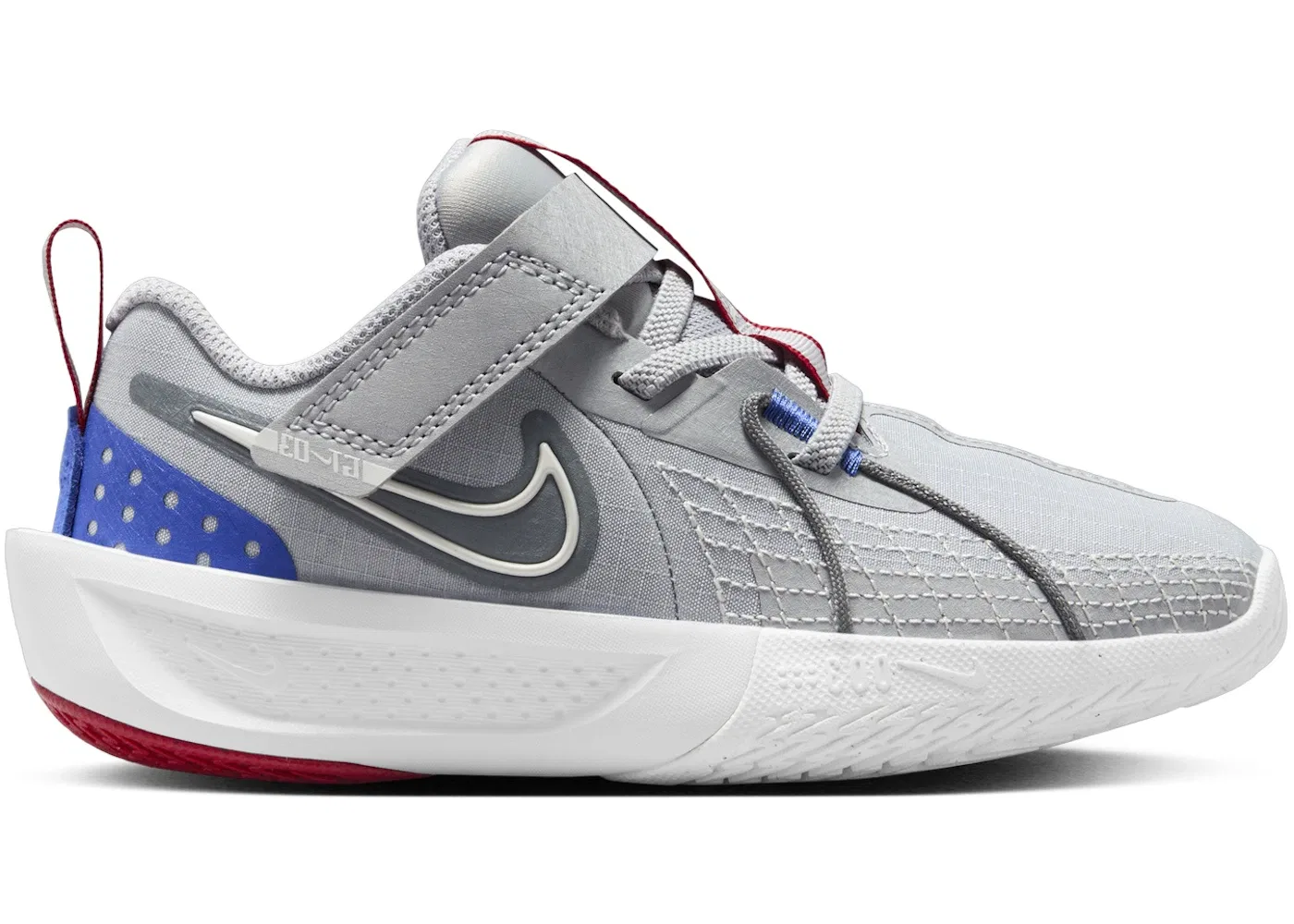 Детские кроссовки для баскетбола Nike GT Cut 3, Wolf Grey/Cool Grey/Astronomy Blue/Sail