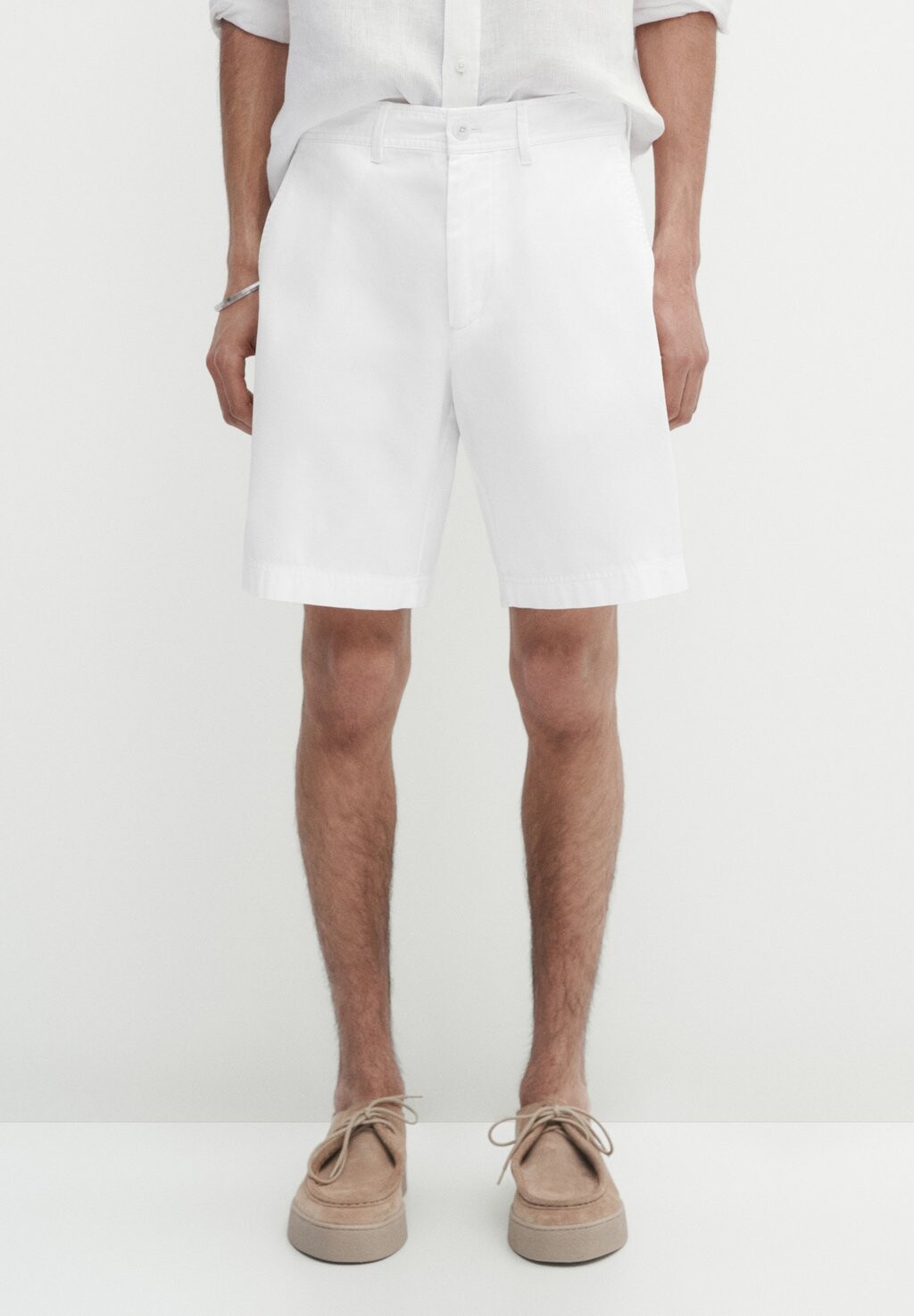 

Шорты BERMUDA Massimo Dutti, белый